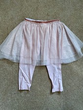 NEXT Girls Leggings With Tutu Skirt size 4-5 years 