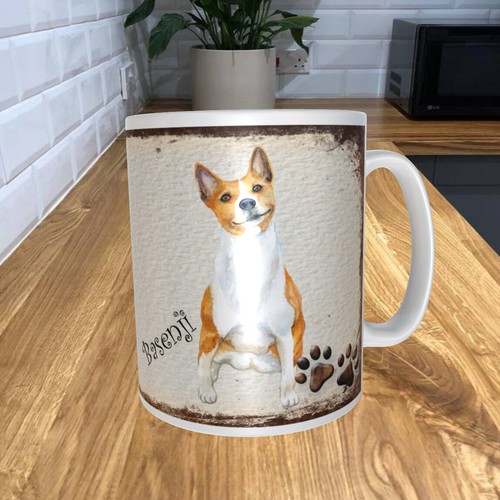 Basenji 11oz coffee - basenji,