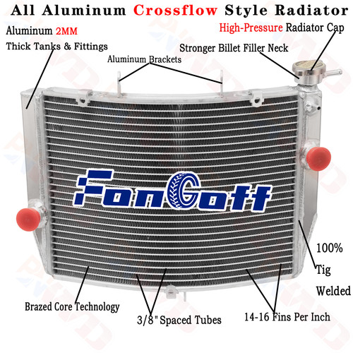 Aluminium radiator for - radiator,