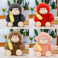 Monkey Plush Toy Bananas Soft