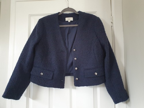 Navy metallic buttons - m&s,