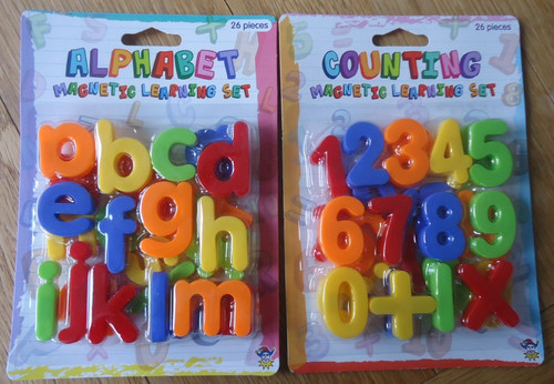 Magnetic alphabet letters - letters, /