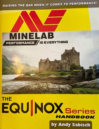 Minelab equinox handbook book - handbook,