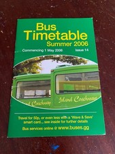 Bus Timetable Summer 2006 Guernsey Island Coachways Issue 14