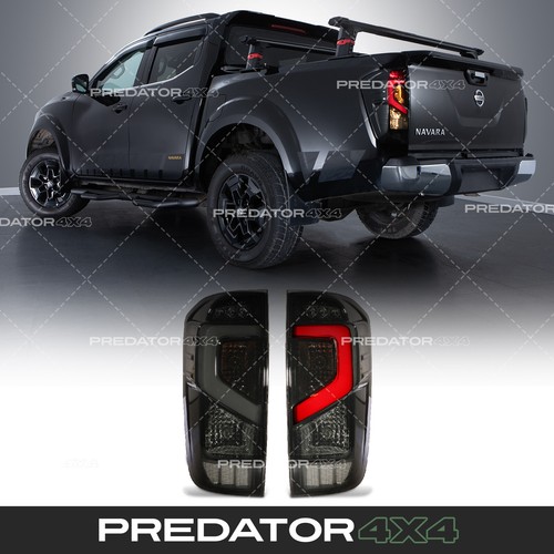 Black rear led smoked - led, tinted