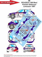 DECALS 1/43 REF 0095 PEUGEOT