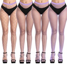 Neon Coloured Fishnet Tights Festival Dance Fashion Small Whale Net New UK 6-16