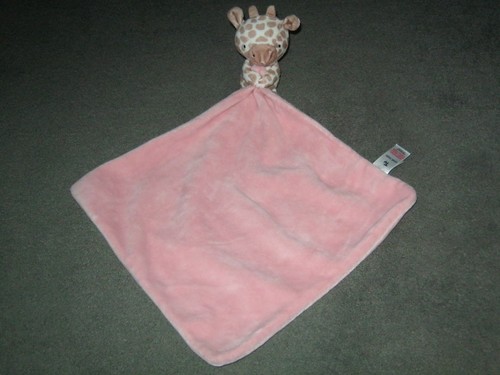 Giraffe pink blanket soft - tu,