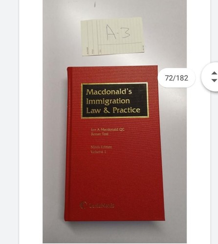 Macdonald immigration law - macdonald's,