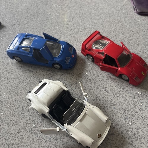 Collection old toy cars - of,