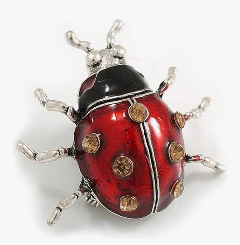 Red black enamel citrine - red/black, enamel,citrine