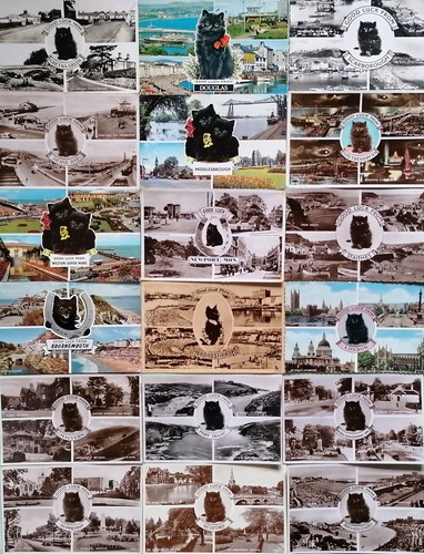 Topographical postcards - postcards,