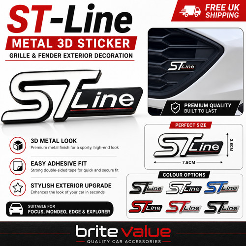 Silver red line metal rear - silver,