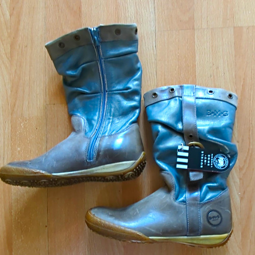 Buckle shoe girls mid - buckle, mid-calf