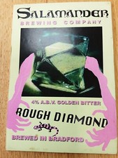 Beer pump clip badge, Salamander Brewing, Rough Diamond, TV  Theme