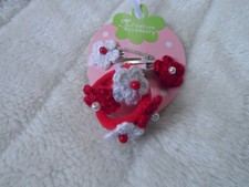 4Pcs Girls Kids Baby Toddler Mini Flowers Bow Hair Clips Hairpin Hair band /ties