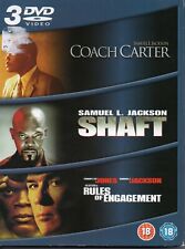 Coach Carter/Shaft/Rules Of Engagement (3 DVD, 2005) Like New, Only Watched Once