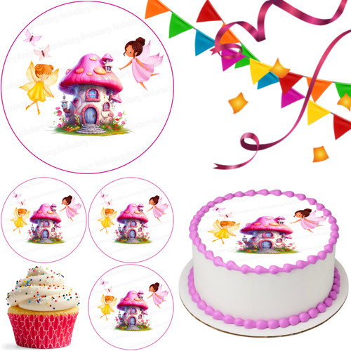 Fairy fairytale cake - cake, topper