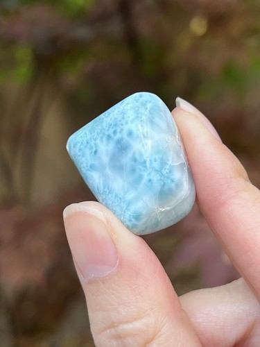 Larimar freeform tumblestone - larimar,