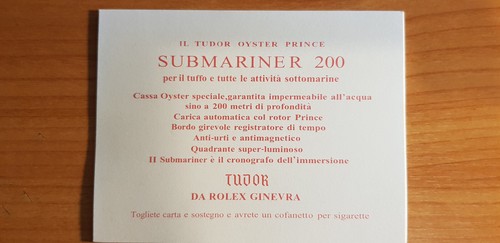 Rolex tudor submariner 200 - tudor,