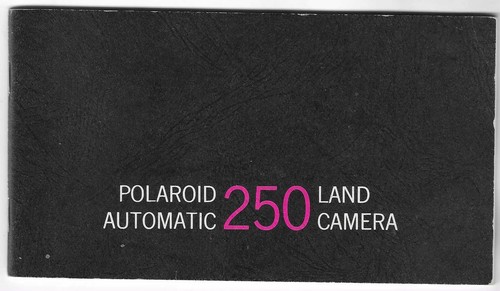 Camera instruction booklet - camera,