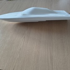 RC Boat Hull Fibreglass Model Mono 1 3s Fast Electric White Hull