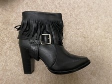Zara Trafaluc Black Leather