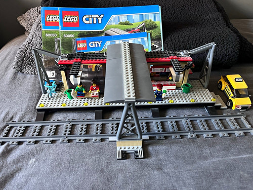 Lego city trains - trains, station