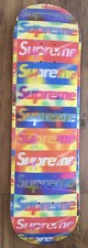 Supreme Distorted Logo Skateboard Deck SS20 Multicolour Box Logo