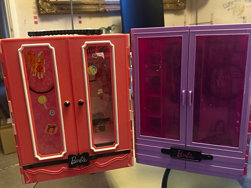 Barbie wardrobe closet lot - barbie, wardrobe/closet