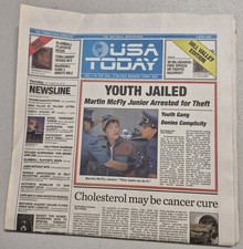USA Today BACK TO THE FUTURE