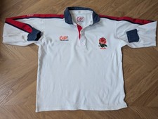 England Rugby Shirt Cotton Traders 1993/95 Size Large G/Vg Con
