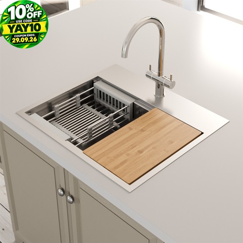 Bowl kitchen sink undermount - 1,