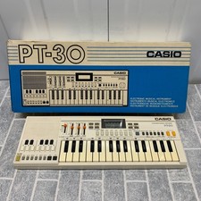 Casio PT-30 Electronic Keyboard Synth Vintage Musical Instrument Boxed Tested