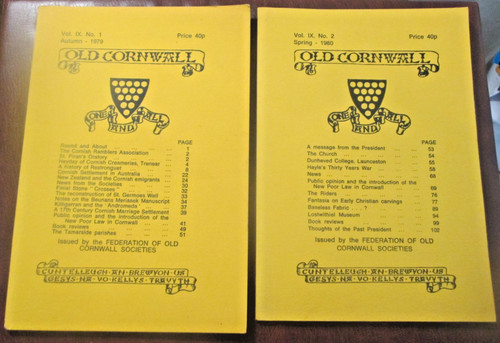 Old cornwall journal vol - cornwall,