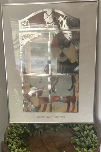 Rosina wachtmeister framed cat - rosina,