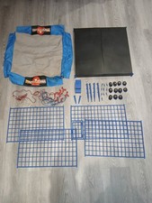 WWE Wrestlemania Ring & Cage Full Scale Figure Wrestling Ring Incomplete