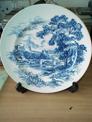 Wedgewood blue countryside - blue,