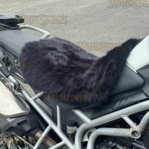 Black dual sport motorcycle - sport,