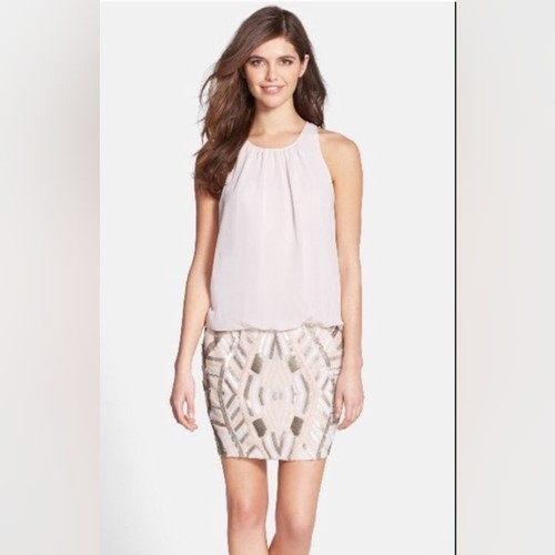 Nwt aidan mattox blush pink - mattox,