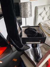 SECRET BLACK THIGH LENGTH HIGH