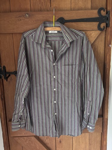 Grey striped shirt 2xl - grey, rocola