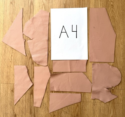 Pale pink full grain - full,
