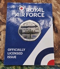 RAF Royal Air Force 50p Shaped