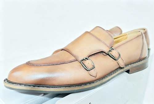 Double monk strap leather - strap,