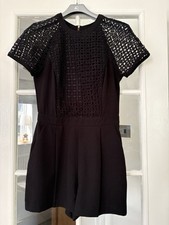 Topshop Smart Black Lace