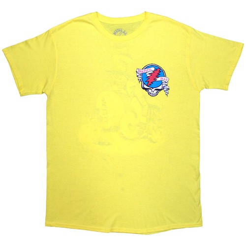 Grateful dead rose pose - dead, yellow