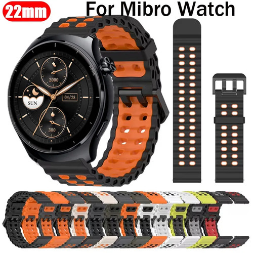 22mm silicone strap - 22mm, mibro