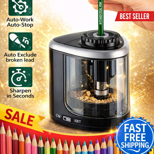 Electric auto pencil - auto, sharpener