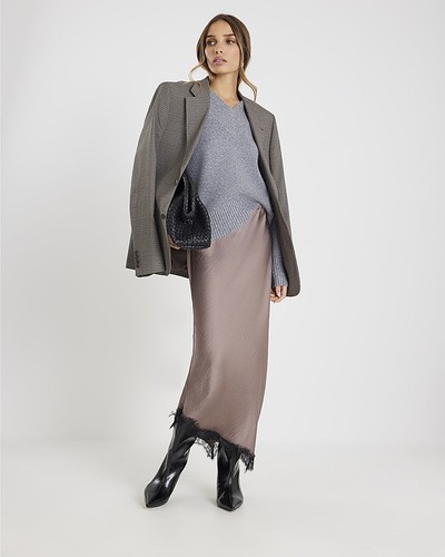 River island womens midi skirt - island,